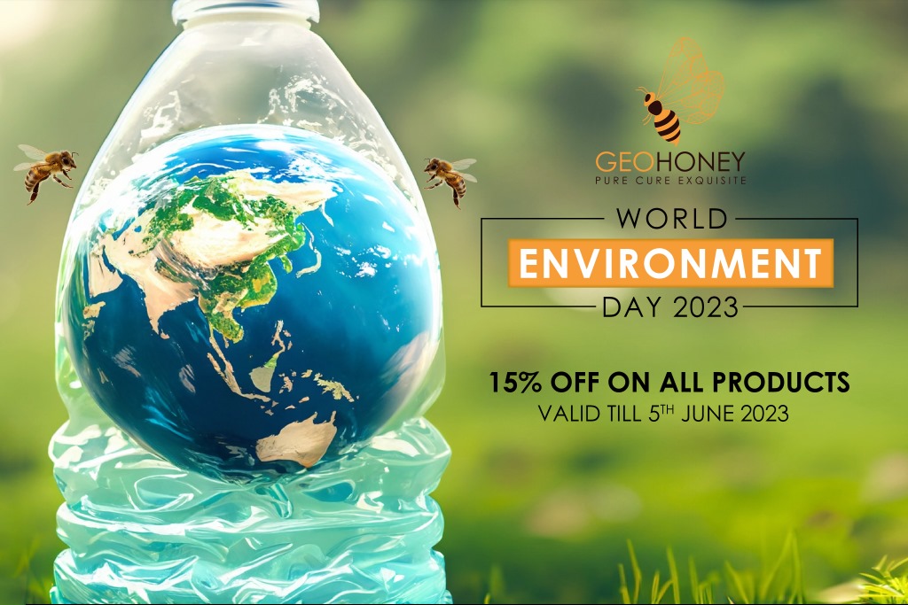 Geohoney, a global green-tech company focused on saving bees and preserving the planet, celebrates World Environment Day with a 15% discount on all products.